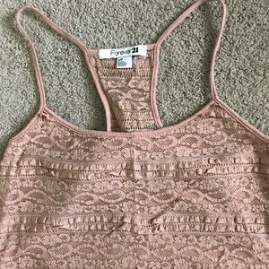 Lace tank top